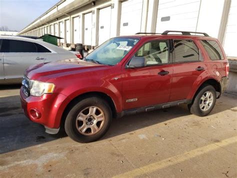 2008 Ford Escape Xlt Photos Ky Louisville Repairable Salvage Car Auction On Thu Apr 11