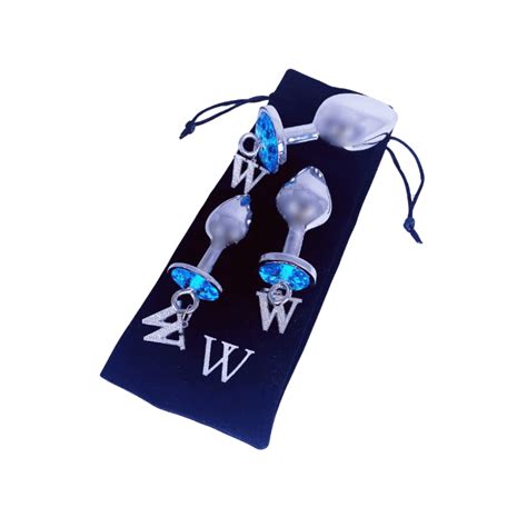 Opis â 3 piece luxury gem butt plug anal training kit