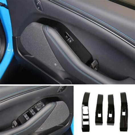 For Ford Mustang Mach E Glossy Black Window Lift Panel Switch