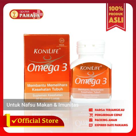 Jual Konilife Omega 3 30 Membantu Memelihara Kesehatan Tubuh