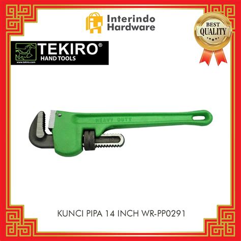 Jual Tekiro Kunci Pipa Inch Wr Pp Kunci Pipa Tools Shopee