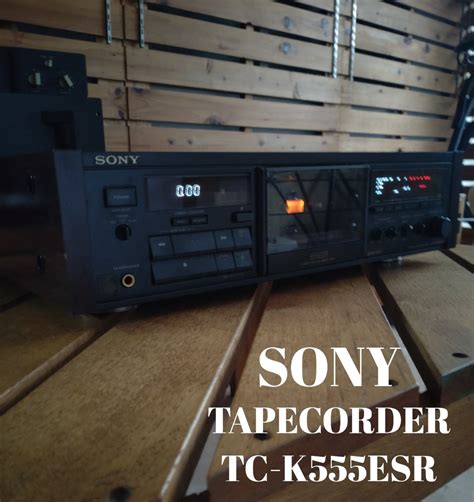 傷や汚れありSONY TC K 555ESR TAPECORDER 1989年 SONY TC K555ESR ソニー ステレオ カセット