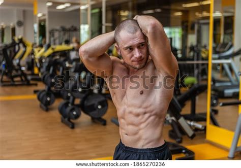 Muscular Male Bodybuilder Naked Torso Posing Stock Photo Shutterstock