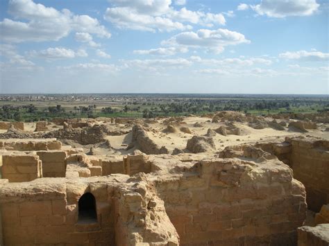 Karanis City From The Roof Of The Southern Temple At Karan Flickr