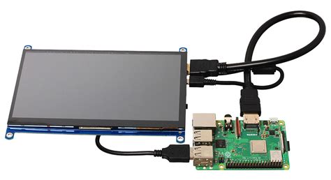 Цветной сенсорный Hdmi дисплей для Raspberry Pi 1024×600 7” [Амперка Вики]