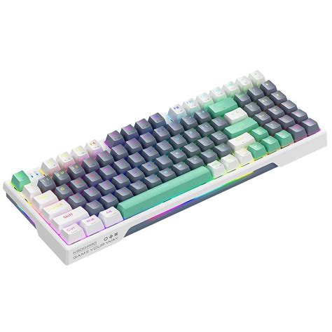 Machenike K Pro Keys Tri Mode Mechanical Gaming Keyboard Hot Swappable Gr Customized