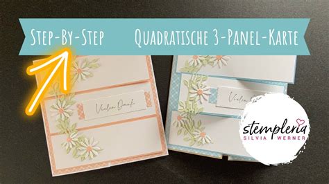 Step By Step Quadratische Panel Karte Mit Dem Produktpaket Filigran