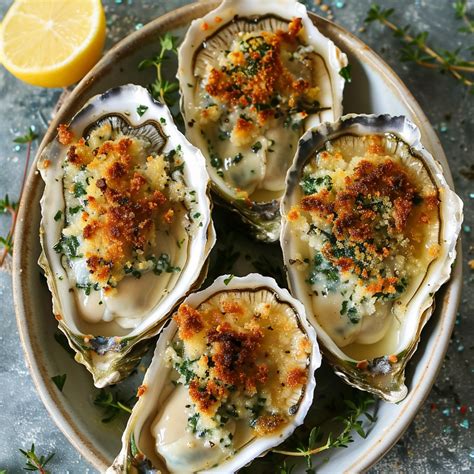 Creamy Garlic and Herb Baked Oysters Recipe – Getfish Seafood