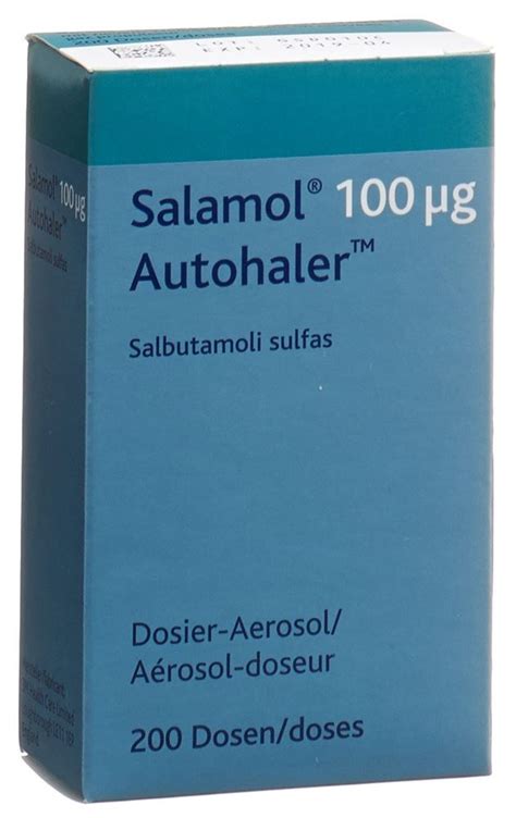 SALAMOL Autohaler Dosieraeros 100 Mcg Aeros 200 Dos Online Bestellen