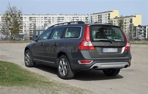 Old Classic Swedish Veteran Big Executive Hatchback Wagon Car Silver