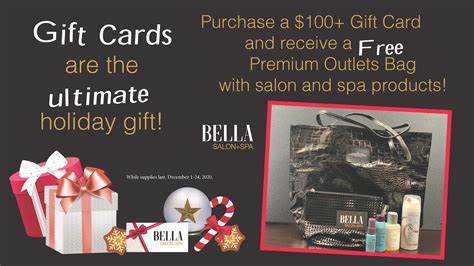 Holiday gift card promotion - Bella Salon and Spa