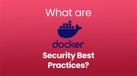 Docker Security Best Practices SOOS