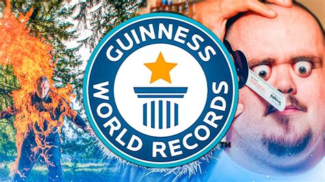 LOS RECORDS GUINNESS MAS RAROS WTF YouTube