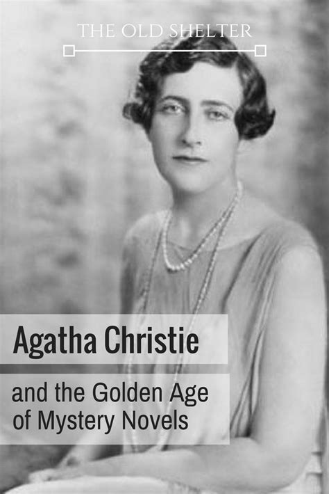 the book cover for agatha cristie and the golden age of mystery novels