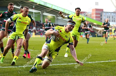 Ben Curry Sale Sharks Scores Try Editorial Stock Photo - Stock Image ...