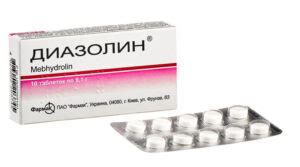 Диазолин таблетки - инструкция к применению лекарственного средства
