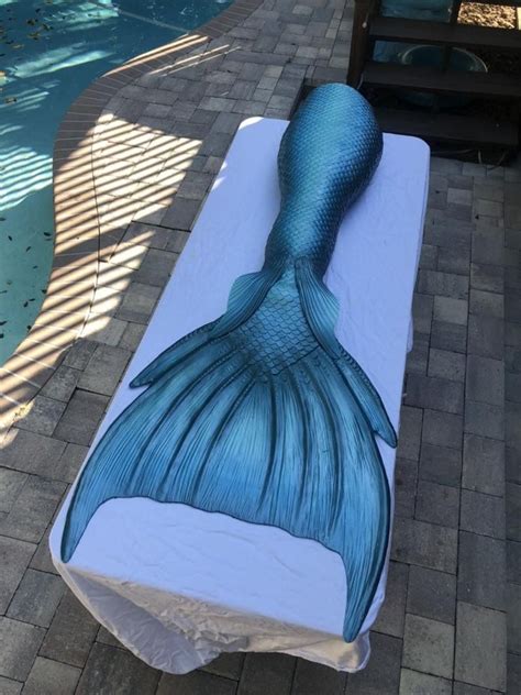 Genesis Plus Edition Full Silicone Tail Etsy Blue Mermaid Tail