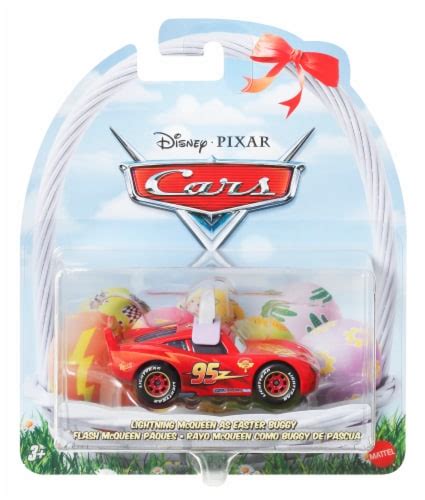 Mattel Disney and Pixar Cars Toy - Lightning McQueen as Easter Buggy, 1 ...