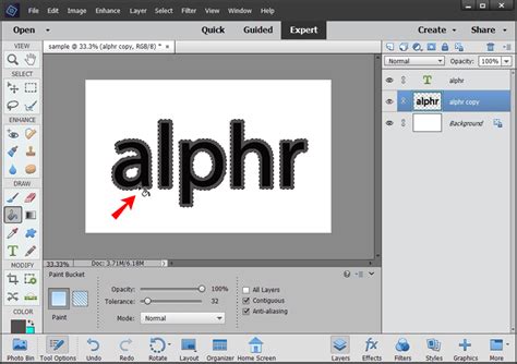 How To Outline Text In Photoshop