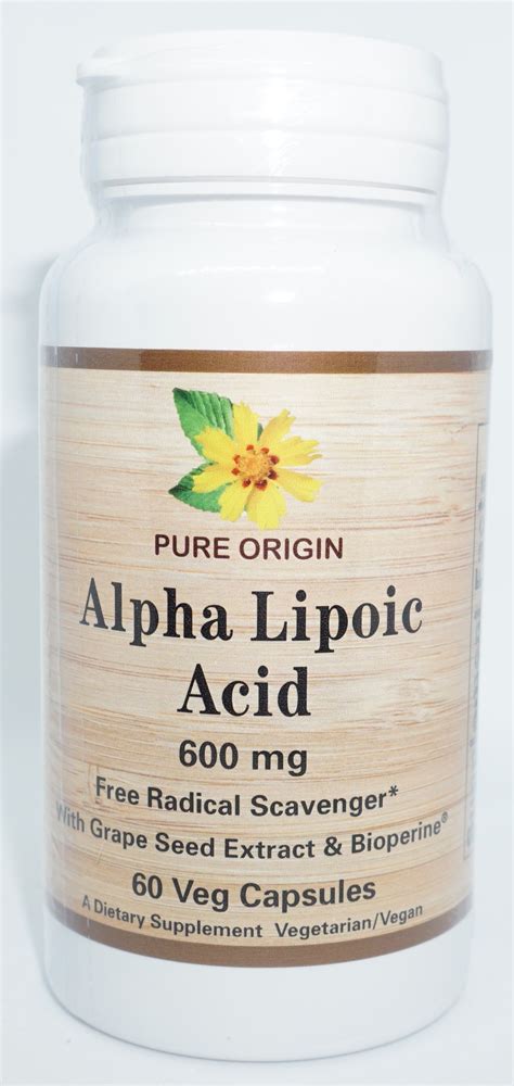 Alpha Lipoic Acid – Pure Origin