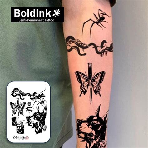 1 Kit Revolutionäre Technologie Tattoos Halb permanente Tattoos