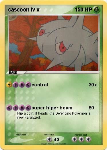 Pokémon cascoon lv x - control - My Pokemon Card