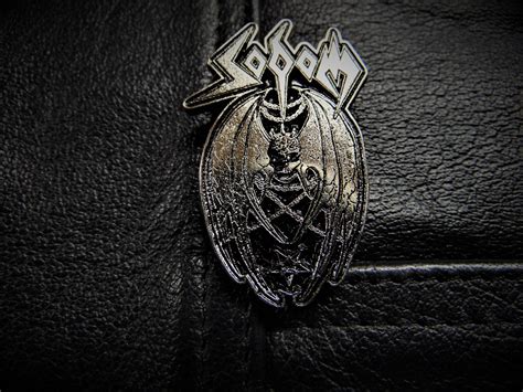 SODOM Metal Pin / Badge (thrash metal) Germany 468 - Metal Devastation