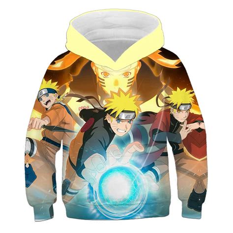 Cartoo3d Ropa De Anime Para Niños Sudaderas Con Capucha De Naruto