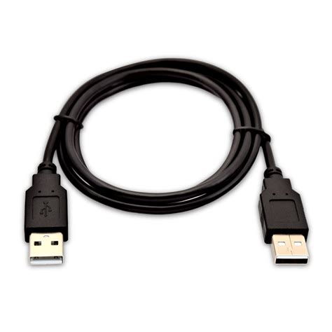 V7 USB Cable USB 2 0 A Male To USB 2 0 A Male 2m 6 6ft Black Walmart