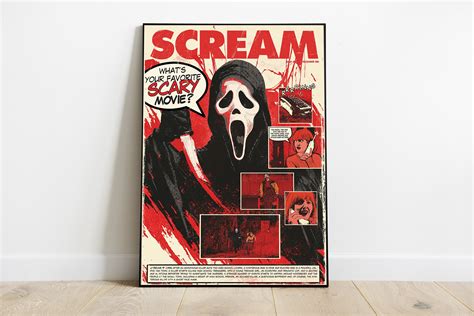 Scream Movie Poster Horror Movie Poster Ghost Poster - Etsy