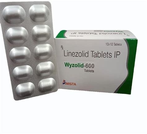 Linezolid Tablet Ip 600 Mg Packaging Size 10X10 At Rs 3993 Box In Sas