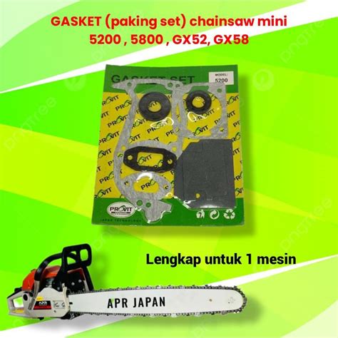 Jual Kertas Paking Gasket Set Perpak Mesin Senso Mini 20 22 In