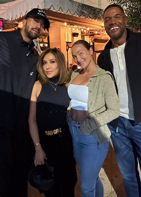 GMA’s Michael Strahan's rarely-seen girlfriend Kayla Quick rocks low-cut crop top for fun outing ...