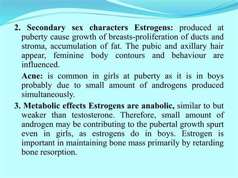 Sex Hormone Estrogen Ppt