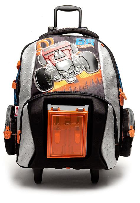 Mochila De Rodinhas Sestini Hot Wheels Z G Infantil Azul Compre Agora Dafiti Brasil
