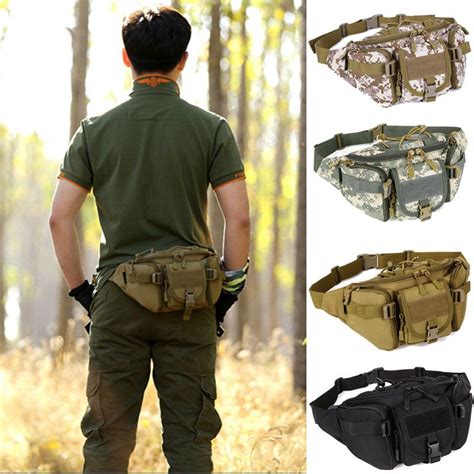 Outdoor Sport Tactical Waist Pack Pouch Camping Hiking Camouflage Fanny Bag Belt Crossbody Chest