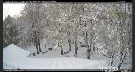 Neve Di Aprile In Pratomagno