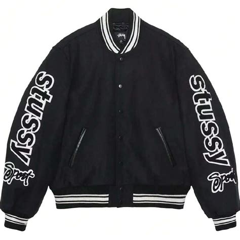 Stüssy Stussy Men Varsity Competition Jacket Shein Usa