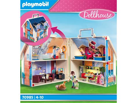 Acheter Playmobil Maison De Poup E Mallette De Maison De Poup E