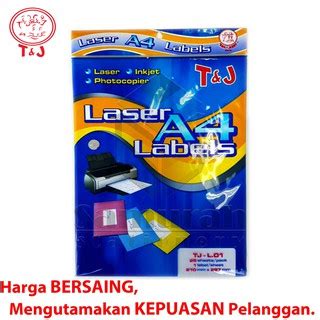 Jual Kertas Laser Label Stiker Tom Jerry L Ukuran A Isi Lembar