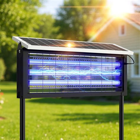 amazoncom solar bug zapper outdoor  large mosquito zapper