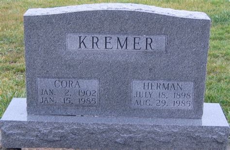 Herman Kremer 1898 1985 Find A Grave Memorial