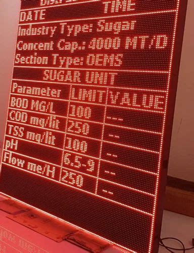 Jumbo Pollution Parameter Display Board At 120000 Piece In Pune ID