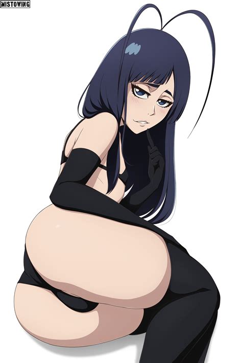 Mistowing Giselle Gewelle Bleach Absurdres Highres Boy Antenna Hair Ass Bikini Black