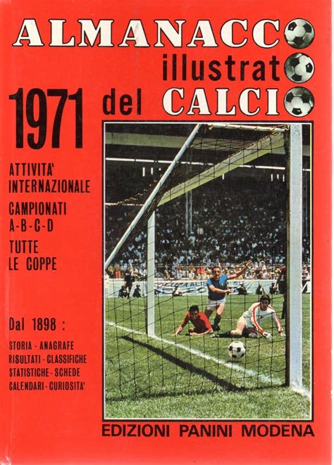 Almanacco Illustrato Del Calcio 1971 Edizioni Panini 30 Volume