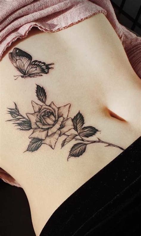 Tatuagem feminina na barriga 60 Ideias e fotos lindíssimas