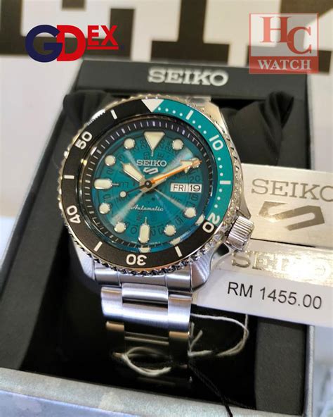 Seiko 5 Sports Srpj45k1 Skx Skeleton Style Sea Green Automatic Gents