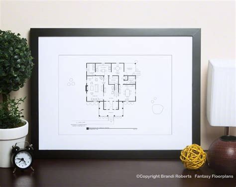 Married With Children House Floor Plan TV Show Home of Peg & - Etsy