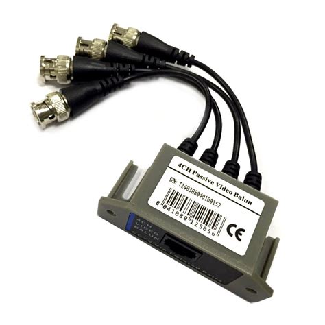 Azishn Ch Hd Passiv Video Balun Transceiver Bnc T Grandado