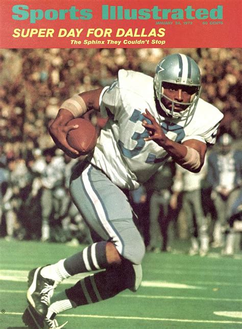 Dallas Cowboys Duane Thomas, Super Bowl Vi Sports Illustrated Cover by ...